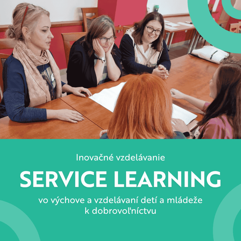 Prihlasovanie na Inovačné vzdelávanie SERVICE LEARNING je spustené! 
