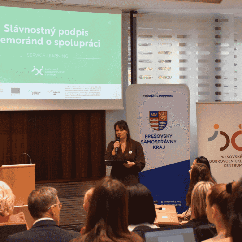 Školy z Prešovského kraja podpísali memorandá o spolupráci v oblasti Service learningu